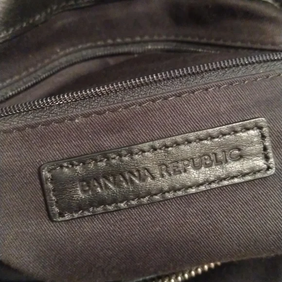 Banana Republic Annabelle Top- handle Leather Bag Crossbody EUC - Picture 11 of 12